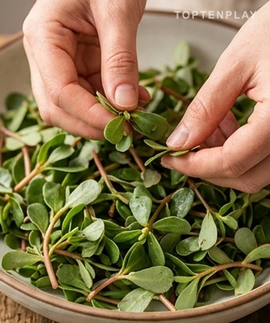 Rince le pourpier deux fois, pas une