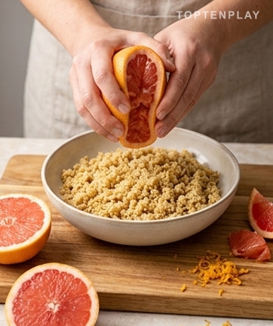 Commencez par le pamplemousse — il donne le ton à tout