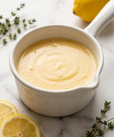 Sauce Citron Crémeuse