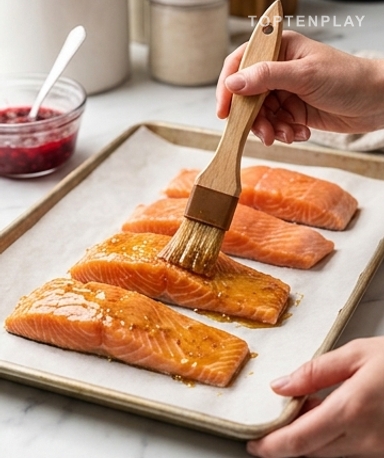 Commencer par le relish, pas par le saumon