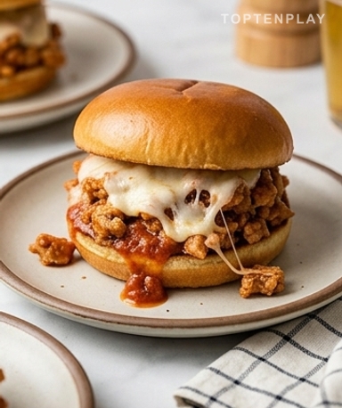 Sloppy Joes Poulet Parmesan : Le Sandwich Italien Qui Fait Craquer Tout le Monde