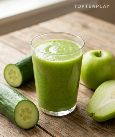 Smoothie Détox Vert Concombre-Pomme-Chayote : Le Verre Qui Remet les Compteurs à Zéro