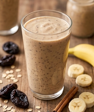 Smoothie Rajeunissant aux Pruneaux et Chia