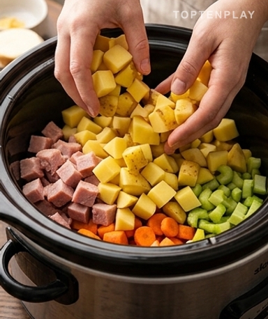 Mettez tout dans la mijoteuse et partez faire autre chose