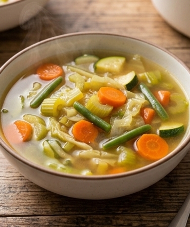 Soupe de légumes zéro point Weight Watchers