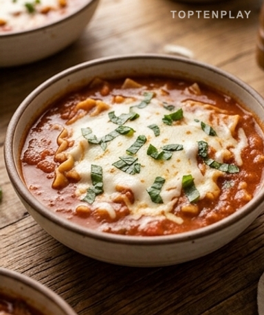 Soupe Lasagne One Pot : Tout le Réconfort en Un Seul Plat