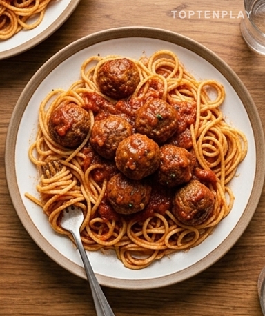 Spaghetti et boulettes de viande à la poêle : le classique qui régale tout le monde
