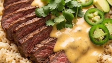 steak-riz-et-sauce-queso-cremeuse-le-comfort-food- cover