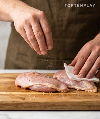 Der Teil, den alle verpatzen: die Perlhuhnhaut