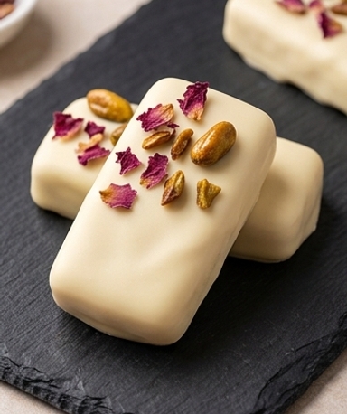 Tablettes glacées litchi-cranberry