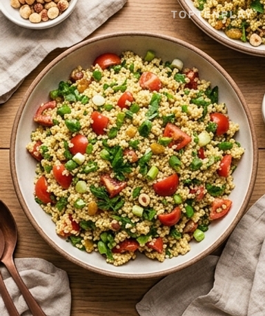 Hirse-Taboulé mit Salzzitrone