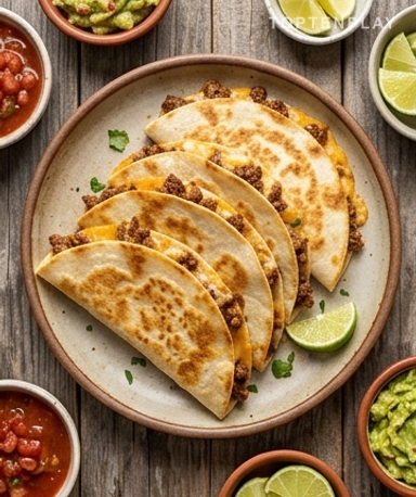 Tacos Pockets Croustillants : Bœuf Haché, Fromage Fondu et Tex-Mex Maison