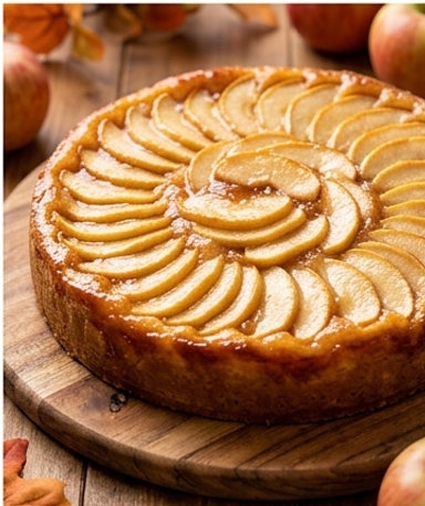 Tarte aux pommes à étages
