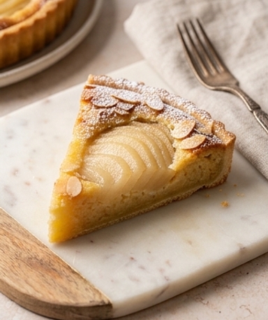 Tarte Bourdaloue aux poires