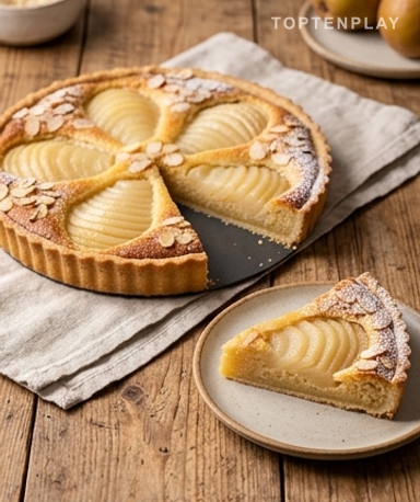 Tarte Bourdaloue aux poires : la tarte pâtissière qui impressionne toujours