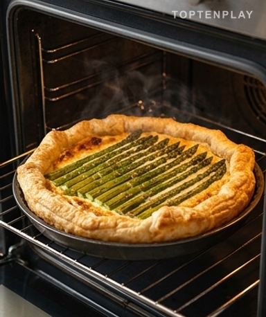 Die Tart zusammensetzen und dann 20 Minuten lang nicht mehr anrühren