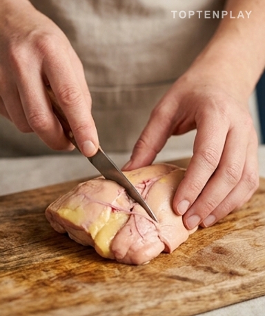 Sortez le foie gras du frigo 30 minutes avant de commencer