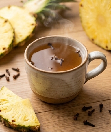 Thé aux écorces d'ananas et clous de girofle