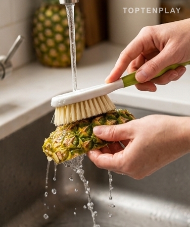 Frottez les écorces sous l'eau froide — vraiment