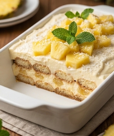 Tiramisu à l'Ananas Ultra Frais