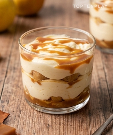 Tiramisu Caramel Beurre Salé et Pommes Poêlées : le dessert d'automne qui fait oublier l'original