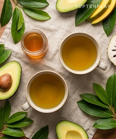 Tisane Quatre Feuilles : L'Infusion Détox à l'Avocat, Mangue, Corossol & Citrus