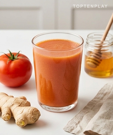 Tonic Gingembre-Tomate Maison : La Boisson Énergisante Naturelle Sans Caféine