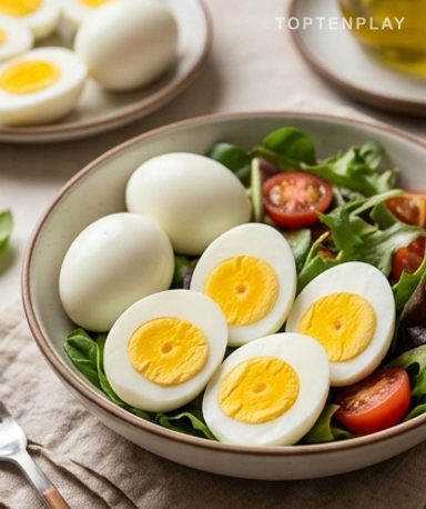 Œufs durs parfaits : la méthode infaillible pour éviter l'anneau verdâtre