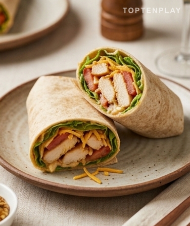 Wraps au Poulet Sauce Miel Moutarde : le Combo Parfait en 25 Minutes