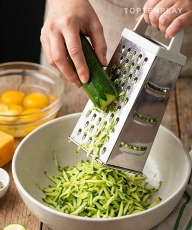 Les courgettes d'abord