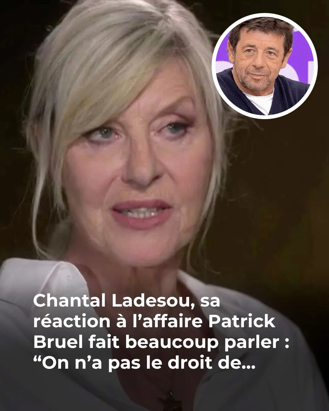 Affaire Bruel : Chantal Ladesou défend le droit de travailler