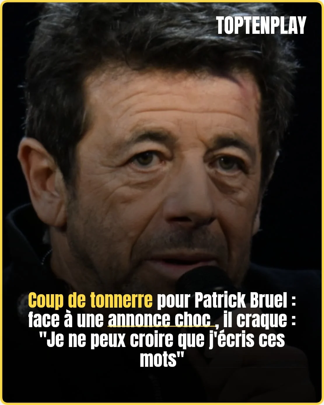 Patrick Bruel face à la justice : une déclaration qui choque.
