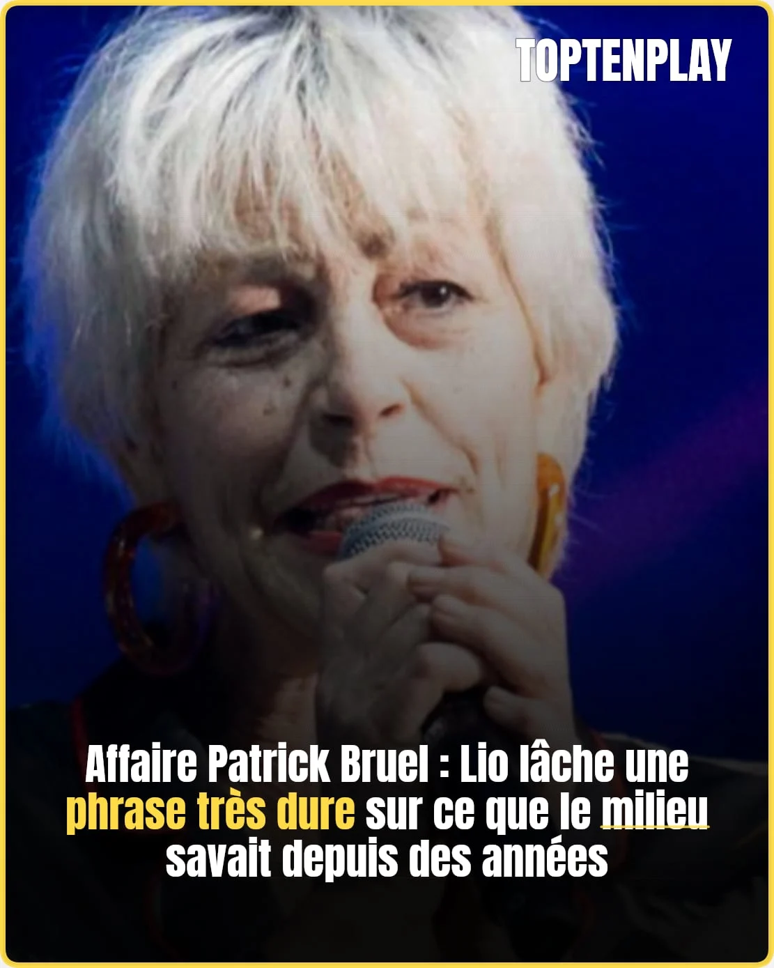 Lio très remontée, la chanteuse donne son avis sur l'affaire Patrick Bruel