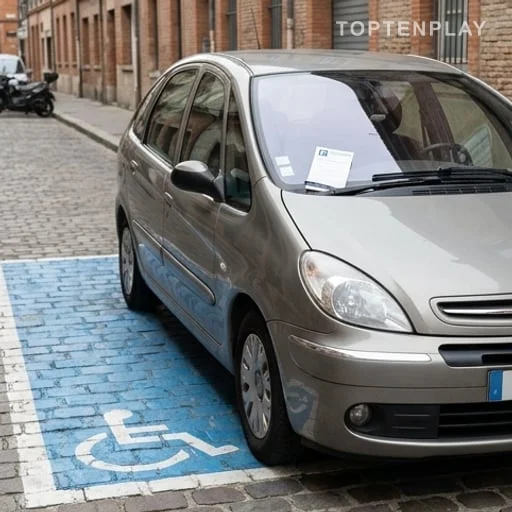 Amputée des quatre membres, verbalisée sur une place handicapée