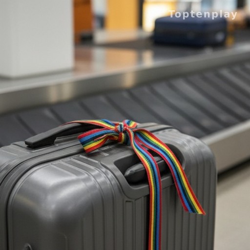 Bagages en avion : le ruban de couleur, une fausse bonne idée