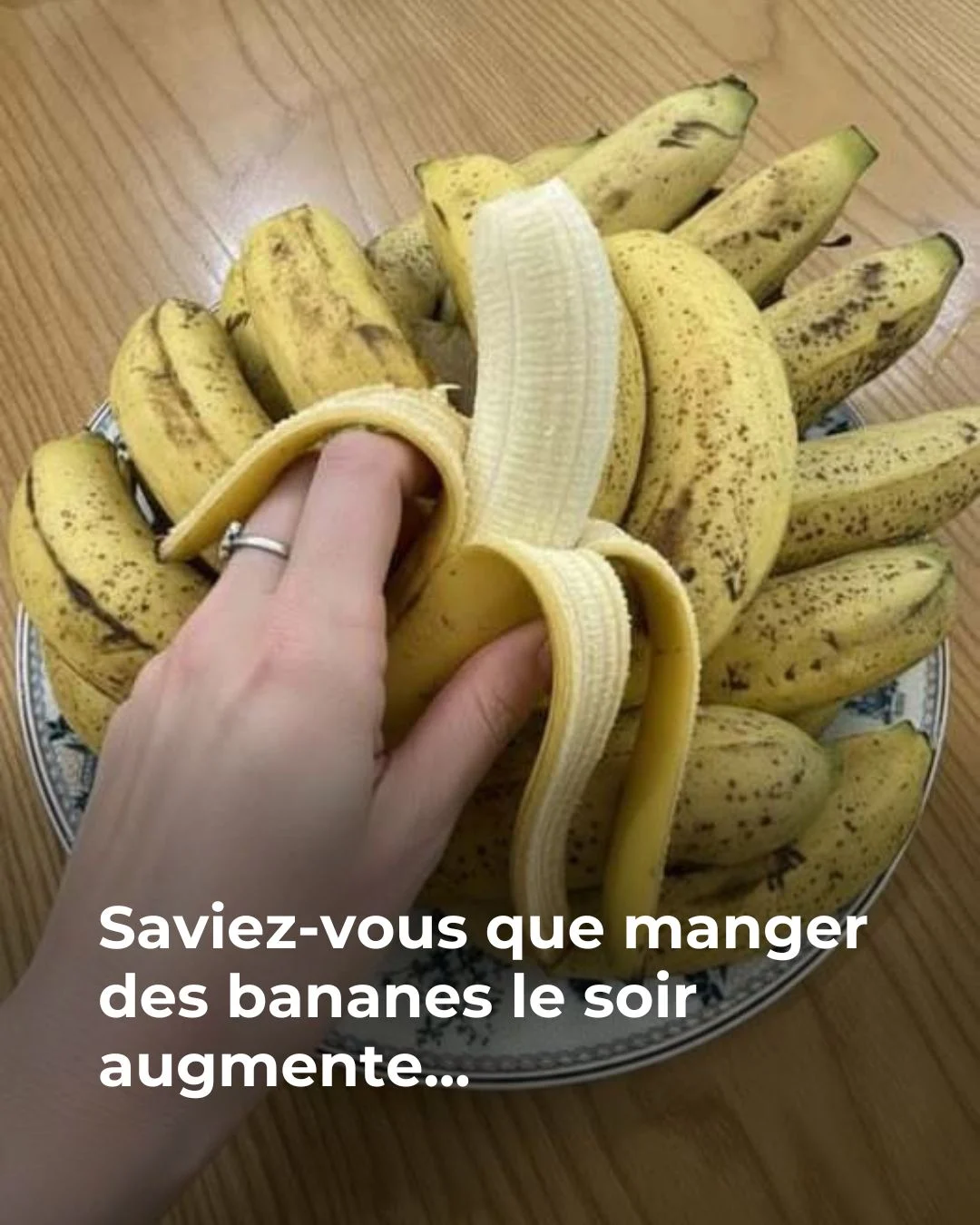 Saviez-vous que manger des bananes le soir augmente...Voir plus