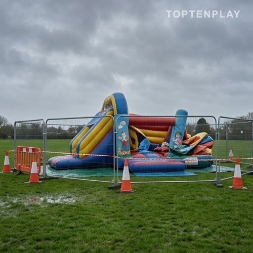 Belgique : un enfant de 7 ans meurt après l'envol d'un château gonflable lors d'un tournoi de football