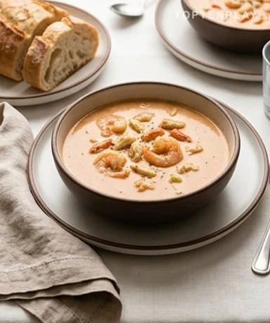 Creamy Crab and Shrimp Bisque
