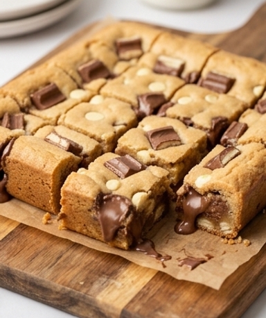 Blondie Kinder et Chocolat Blanc