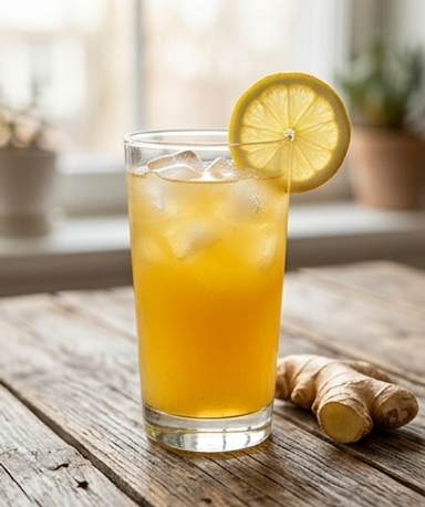 Boisson détox gingembre citron maison