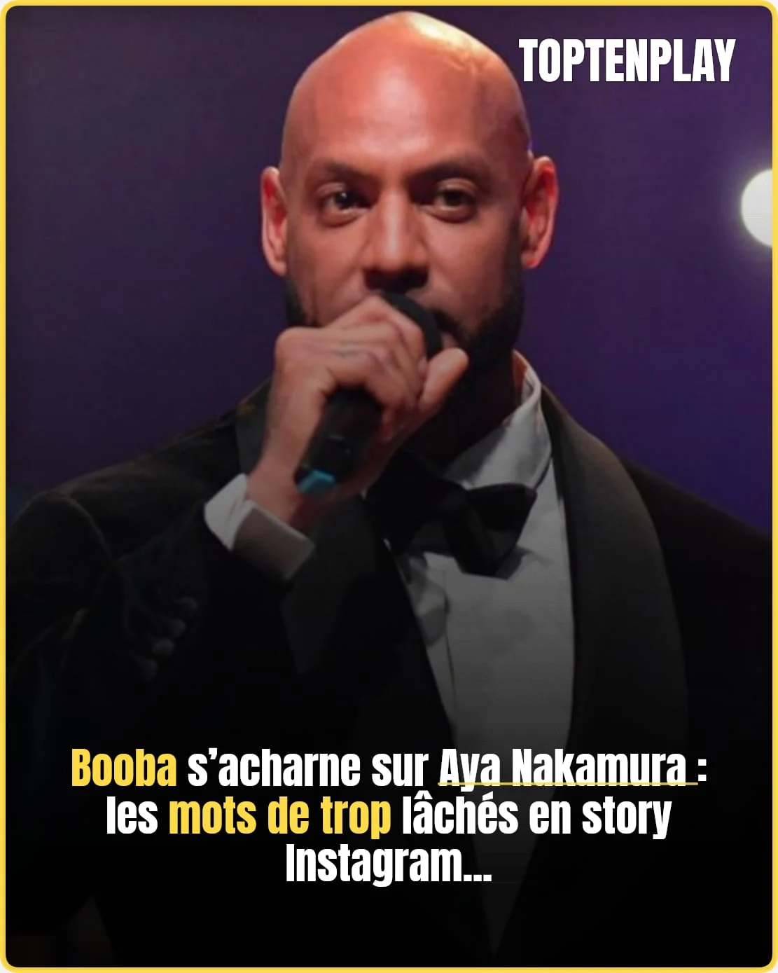 Booba vise Aya Nakamura avec de violentes insultes sexistes