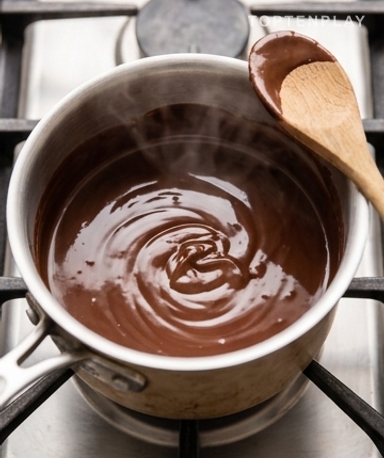 Laissez le chocolat figer à température ambiante