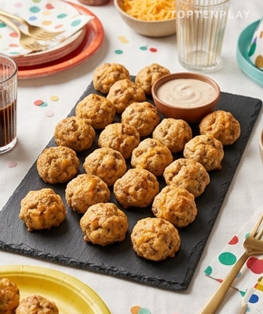Boulettes Apéritives Fromage Frais & Saucisse : Le Snack Qui Disparaît en 5 Minutes