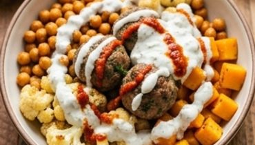 boulettes-mediterraneennes-au-four-avec-pois-chich cover
