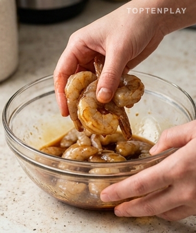 La marinade : deux minutes, pas plus