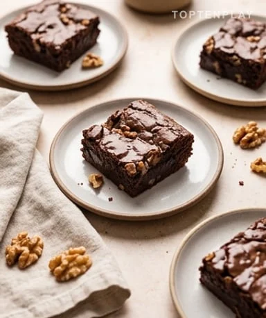Brownie chocolat et noix à l’air fryer