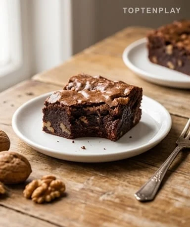 Brownie chocolat et noix à l'air fryer
