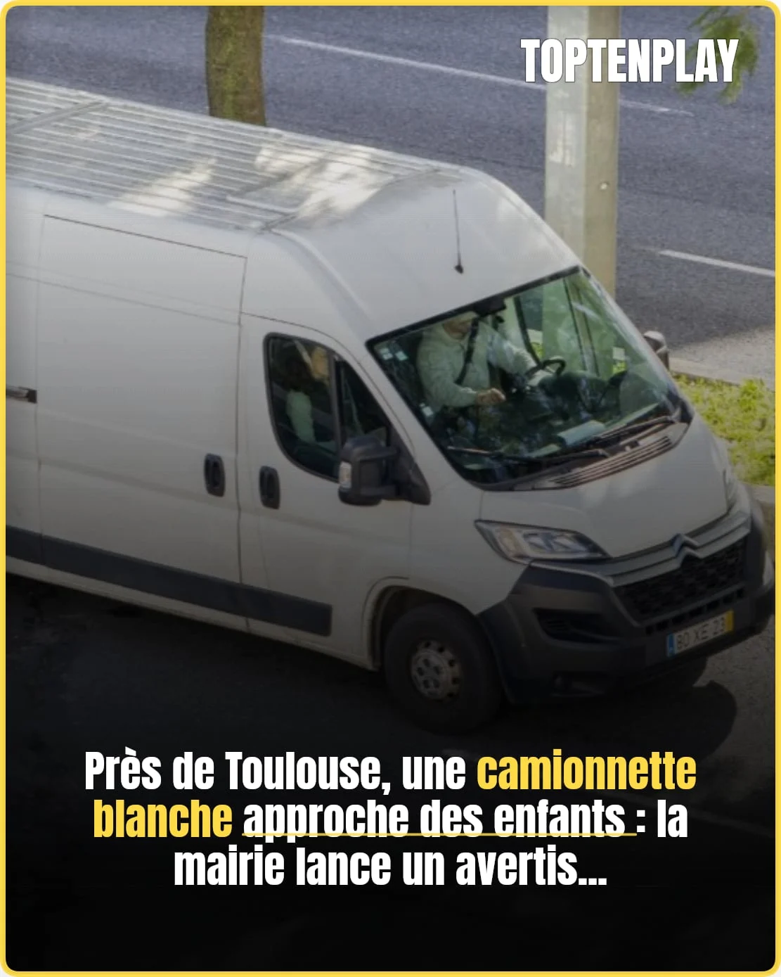 Camionnette blanche près de Toulouse : Villaudric sous vigilance
