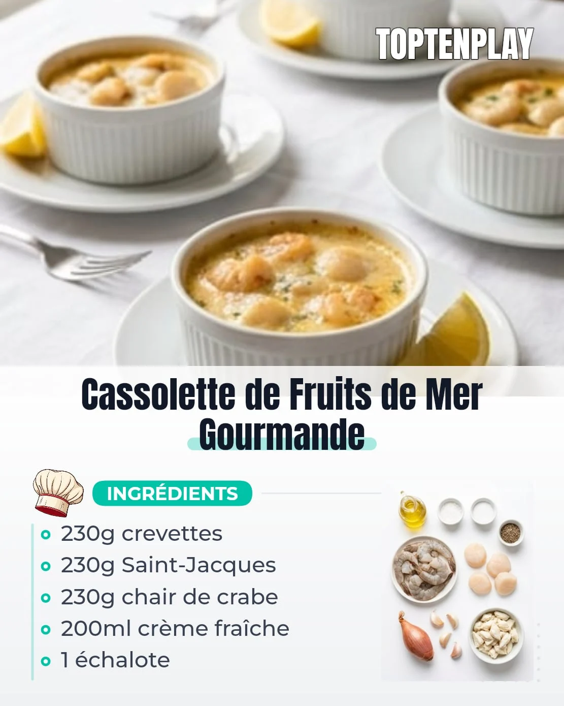 Cassolette de Fruits de Mer Gourmande