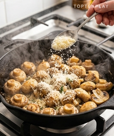 Le parmesan se mérite : on l'ajoute hors du feu